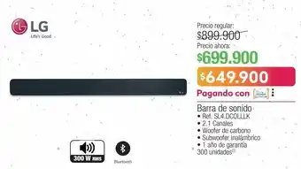 Jumbo Barra de sonido • ref. sl4.dcolllk oferta