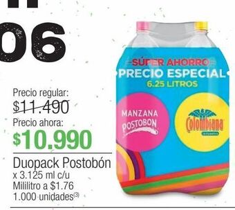 Jumbo Duopack postobón x 3.125 ml c/u oferta
