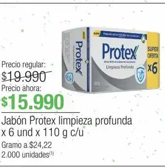 Jumbo Jabón protex limpieza profunda x 6 und x 110 g c/u oferta