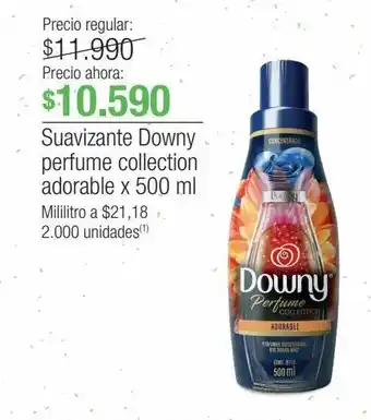 Jumbo Suavizante downy perfume collection adorable x 500 ml oferta