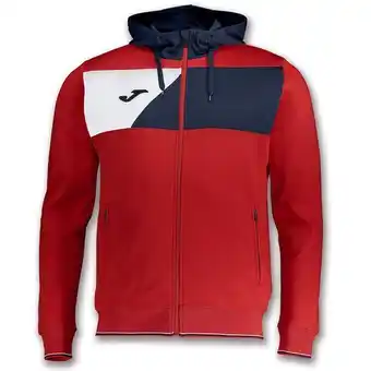 Joma Chaqueta con capucha hombre crew ii rojo oferta