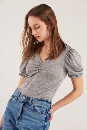 Koaj Camiseta manga corta con recogido en puños y hombros. oferta