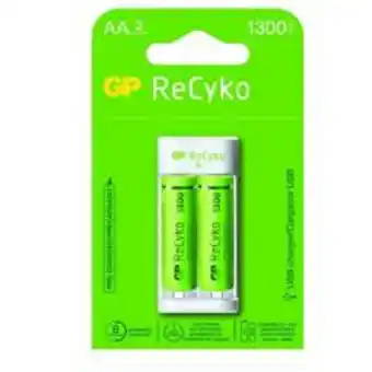 Falabella Cargador gp de pilas recargables aa con usb. oferta