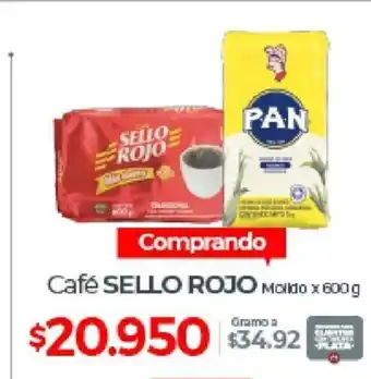 Sello Rojo Cafe Molido x 600g