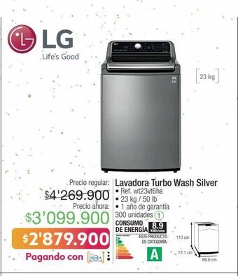 Jumbo Lavadora lg oferta