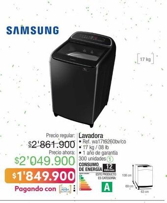 Jumbo Lavadora samsung oferta