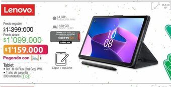 Jumbo Tablet lenovo oferta