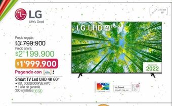 Jumbo Smart tv lg oferta