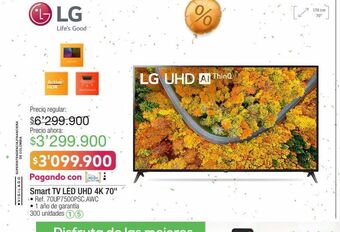 Jumbo Smart tv lg oferta