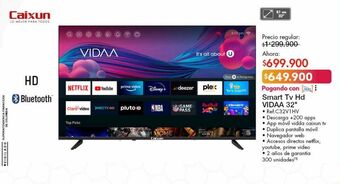 Smart tv caixun 32"