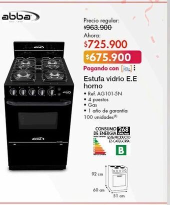 Metro Estufa vidrio e.e oferta