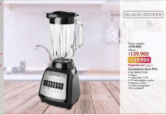 Metro Licuadora black & decker oferta