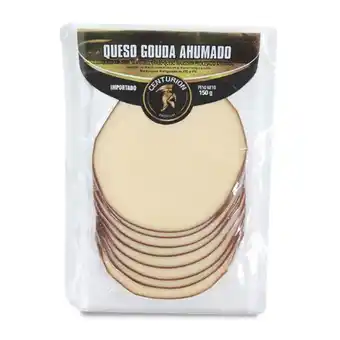 Makro Queso centurion gouda ahumado tajado150g oferta