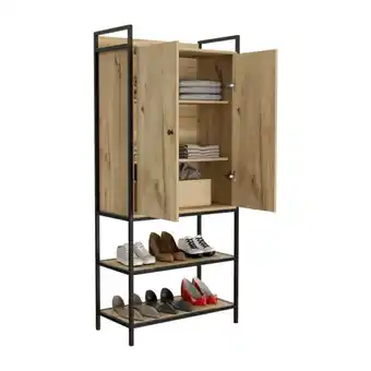 Estra Closet alma,café claro, con dos entrepaños inferiores oferta