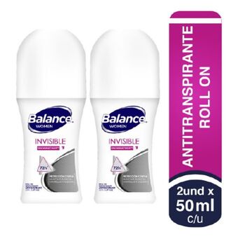 Makro Desodorante balance invisible women 50mlx2u oferta