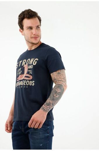Tennis Camiseta azul para hombre oferta