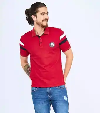 Stirpe Polo comfort con bloques en manga unser oferta