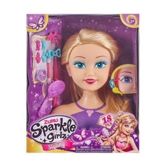 Alkosto Muñeca busto sparkle girlz oferta