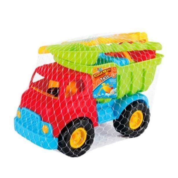 Alkosto Camión playero pequeño con lindos accesorios sand toys oferta