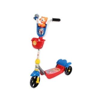 Alkosto Patineta scooter rojo/azul cheerway oferta