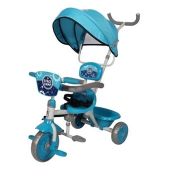 Alkosto Triciclo azul con parasol 3 en 1 oferta