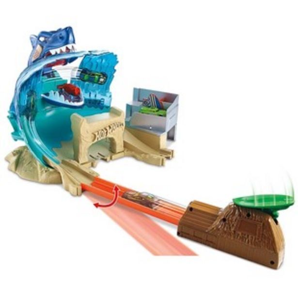 Alkosto Hot wheels city batalla en playa tiburón mattel oferta