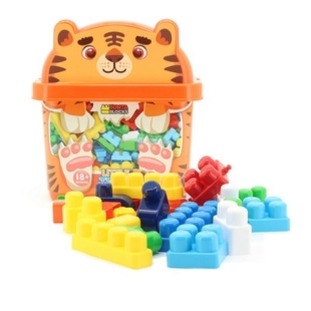 Alkosto Bloques de construcción en caja x 30 piezas tigre sunta toys oferta