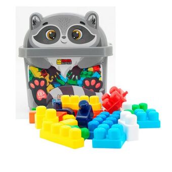 Alkosto Bloques de construcción en caja x 30 piezas mapache sunta toys oferta
