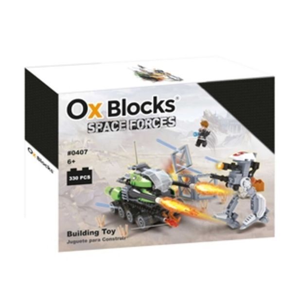 Alkosto Set bloques para armar ox space forces - juguete para construir de 330 piezas oferta