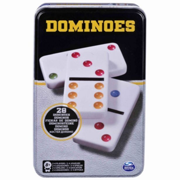 Alkosto Juego de mesa domino doble 6 colores cardinal oferta