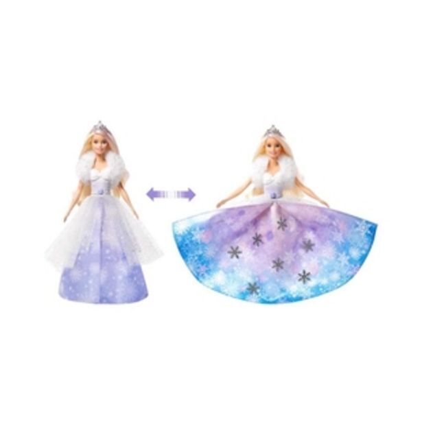 Alkosto Muñeca barbie princesa vestido mágico mattel oferta