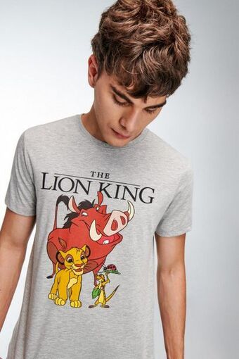 Koaj Camiseta manga corta, estampado de rey león oferta