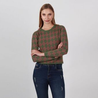 Fuera de Serie Sweater cuello redondo manga larga oferta