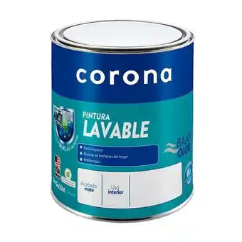 Tienda Cerámica Corona Pintura lavable 1/4 galón oferta