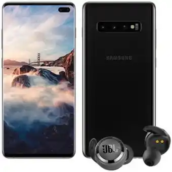 Linio Celular samsung galaxy s10+ plus 128gb negro + audífonos inalámbricos jbl t280ws plus (obsequio) oferta