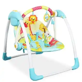 Linio Silla mecedora vibradora para bebes marca bebesit columpio mimo azul oferta