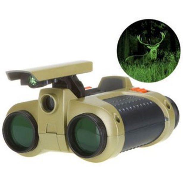 Linio 4x30mm telescopio binocular visión nocturna visor vigilancia espía alcance pop up luz verde pelí oferta