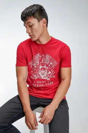 Koaj Camiseta manga corta, estampado de queen oferta