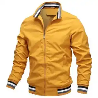 Linio Chaqueta hombre bomber mostaza oferta