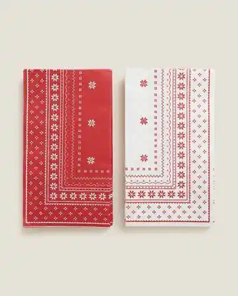 Zara Home Servilletas de papel navidad (pack de 30) oferta