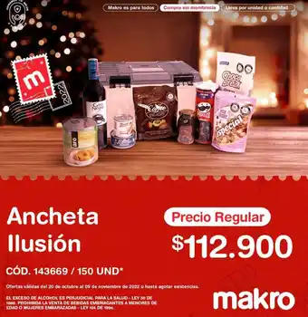 Makro Ancheta Ilusión oferta