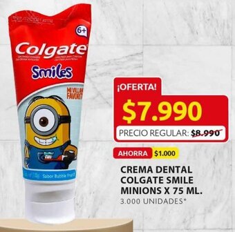 Ara Crema Dental Colgate Smile Minions 75ml oferta
