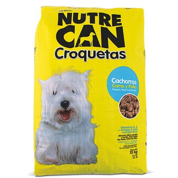 Makro Alimento para perro nutrecan croqueta cachorro 15kg oferta