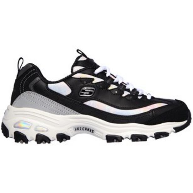 Linio Tenis fashion skechers d'lites cotton candy - negro-blanco oferta