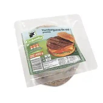 Makro Hamburguesa res presada colanta 400gen4u oferta