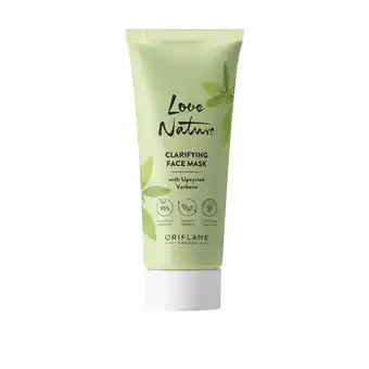 Mascarilla facial clarificante con verbena reciclada love nature