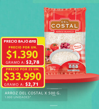 Ara Arroz del costal x 500 g. oferta