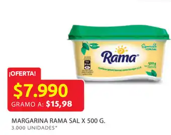 Ara Margarina rama sal x 500 g. oferta