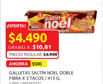 Ara Galletas saltín noel doble fibra oferta