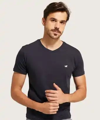Pat Primo Camiseta unicolor cuello v oferta